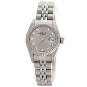 Rolex 69174G Datejust 10-Piece Diamond Watch in Stainless Steel/SS/18K White ...